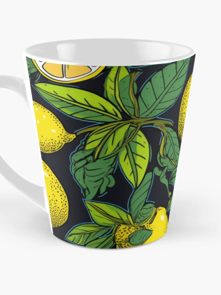 Thumbnail 3 of 4, Coffee Mug, Lemon Tree Pattern designed and sold by UlDesigns.