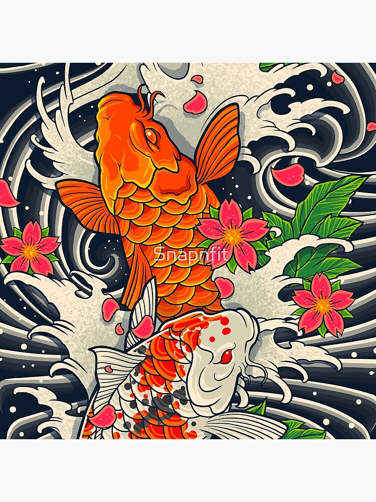 Koi Fish Pond by Snapnfit
