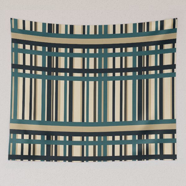 Item preview, Mid Century Thin Stripes designed and sold by CatfishTree.
