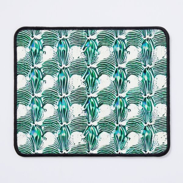 Item preview, Abstract Green Feather Leaf pattern designed and sold by calibrit.