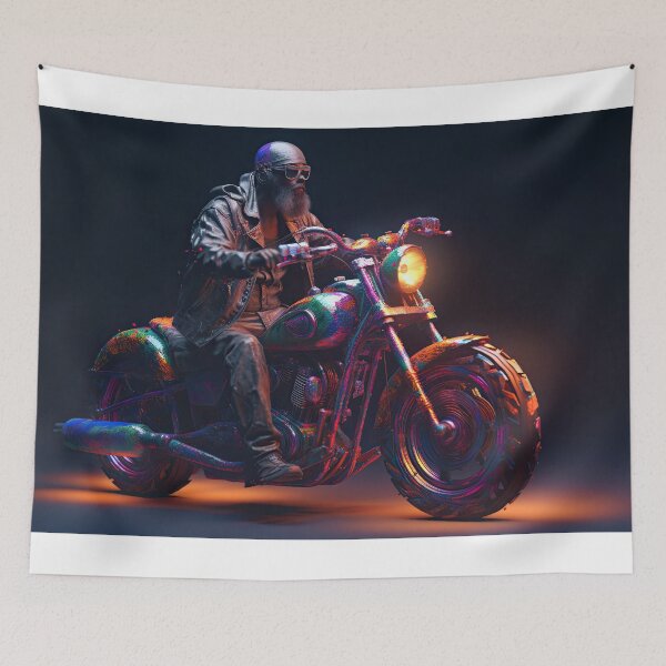 Item preview, A Solid Bad Ass Biker designed and sold by Diego Re.