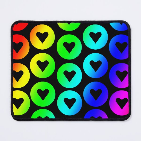 Item preview, Heart pattern (rainbow) designed and sold by RiahWills.