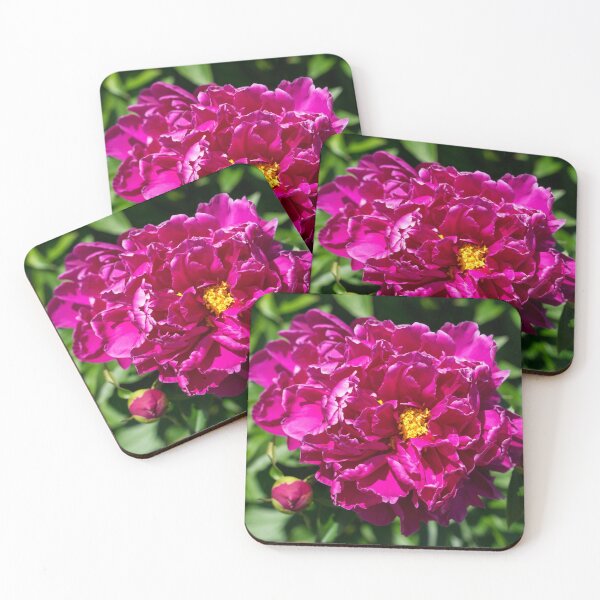 Item preview, Viva Magenta - Showy Peony Blooms with Ruffled Petals designed and sold by Georgia Mizuleva.
