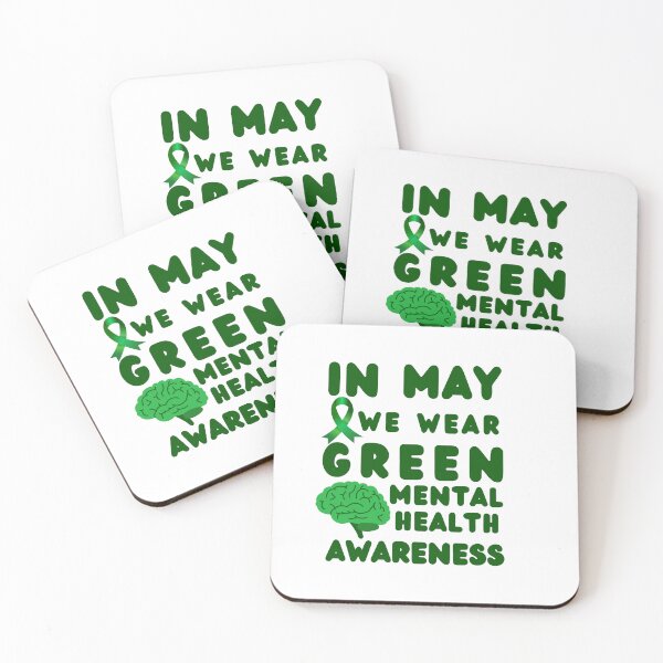 Item preview, In May We Wear Green - Mental Health Awareness designed and sold by elatyaouishop.