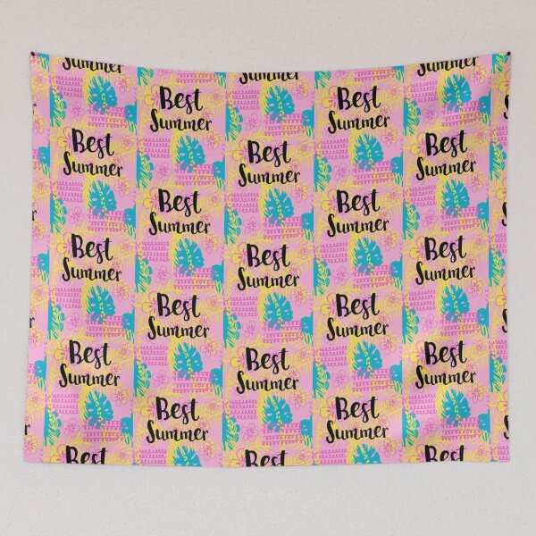 Item preview, Best summer card. Vector lettering illustration with_yythk designed and sold by MagicShoppeus.