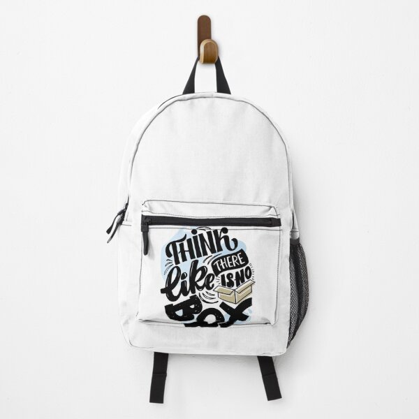 Item preview, Think like there is no box, Motivational Slogan designed and sold by graphic-genie.