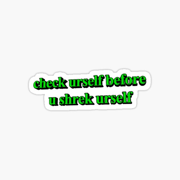 Ogre Stickers Redbubble - shrek rp gingy decal roblox