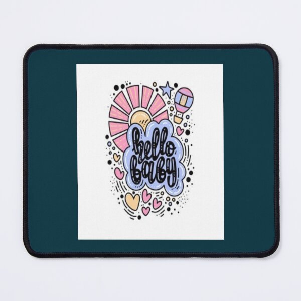 Item preview, Vector illustration of Hello Baby. Baby shower them designed and sold by MagicShoppeus.
