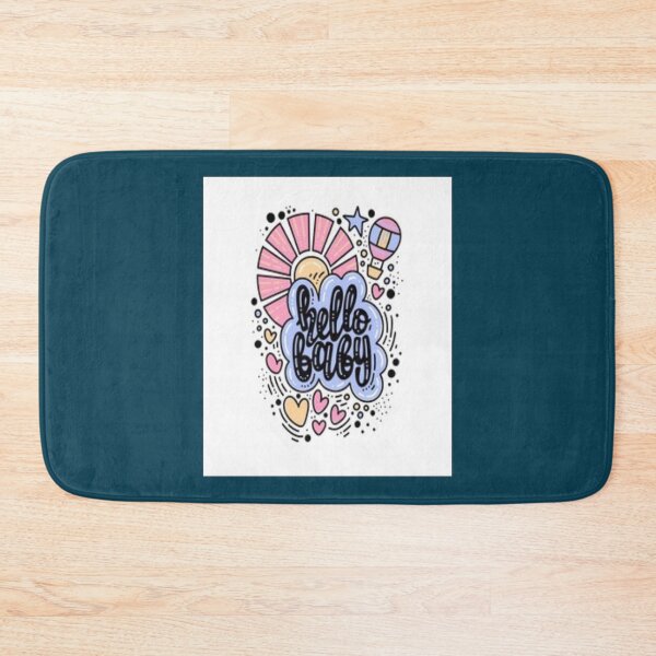 Item preview, Vector illustration of Hello Baby. Baby shower them designed and sold by MagicShoppeus.