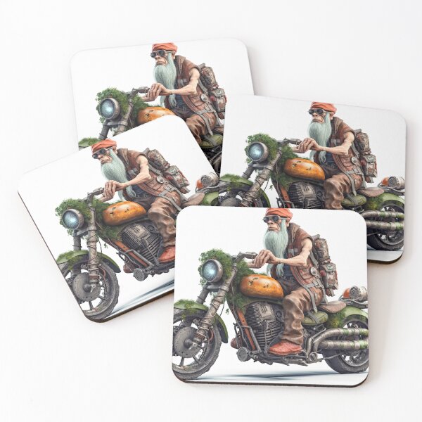 Item preview, Bad Ass Biker And His Leafy Bike designed and sold by Diego Re.
