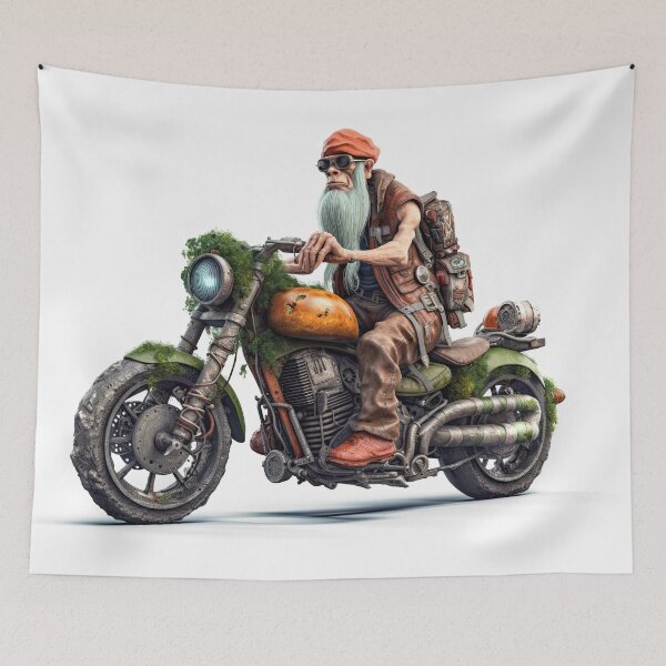 Item preview, Bad Ass Biker And His Leafy Bike designed and sold by Diego Re.