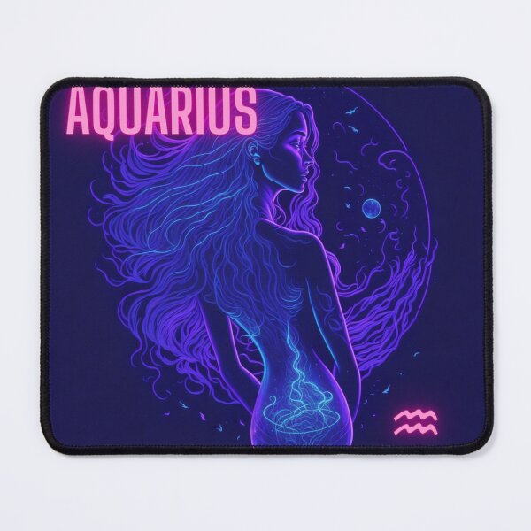 Item preview, Aesthetic Aquarius Zodiac Art Space Theme Astrology designed and sold by PenAndSword-.
