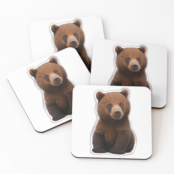 Item preview, Cuddly Brown Bear Cub 03 designed and sold by thunderossa.