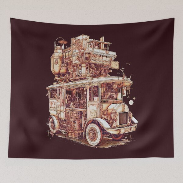 Item preview, Dieselpunk Ice Cream Truck designed and sold by entwithanaxe.