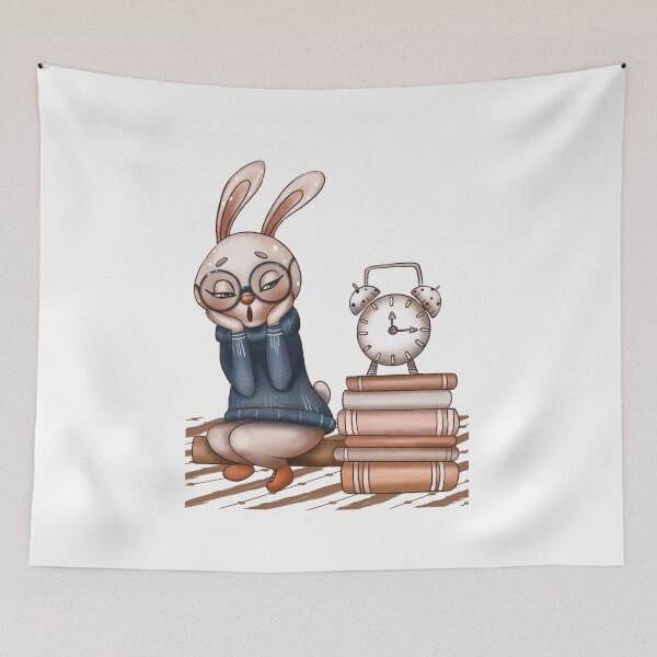Item preview, Sleepy Rabbit and the Reading Hour designed and sold by DesignMindSG.