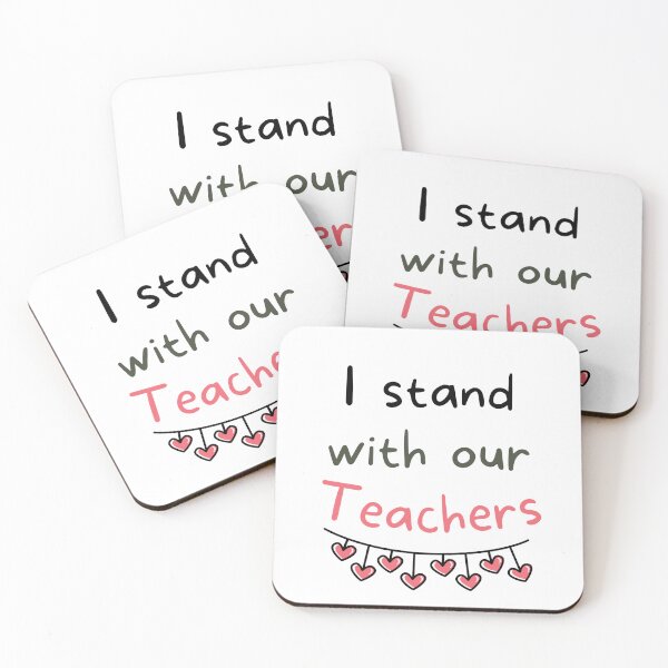 Item preview, i stand with our teachers designed and sold by ChromaHeaven.