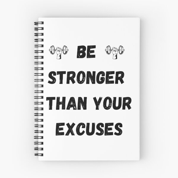 Item preview, Be Stronger Than Your Excuses designed and sold by PreityMaurya.