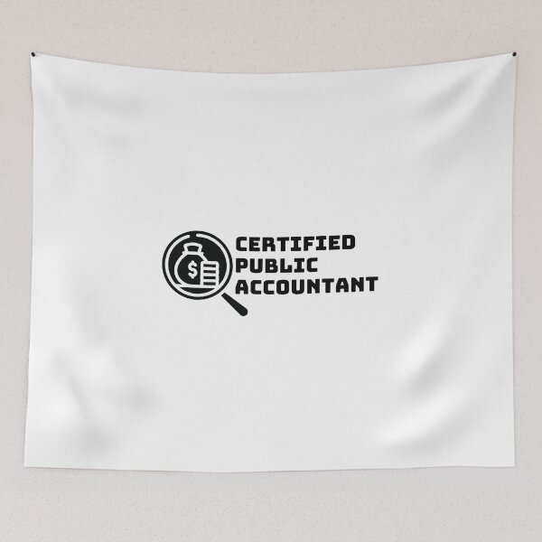 Item preview, CPA Certified Public Accountant Auditor Minimalist Simple Cute Gift Money Magnifying Glass Dollar Professional Vintage Women Gift for Men Women Mom Plus Size designed and sold by Winterlock.