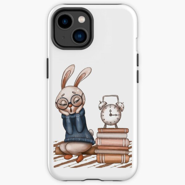 Sleepy Rabbit and the Reading Hour iPhone Tough Case