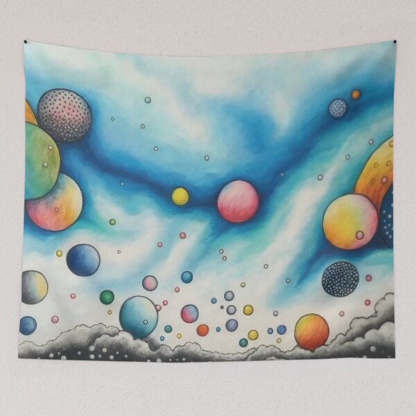 Item preview, Bubbly Worlds designed and sold by ImaginationbyAI.