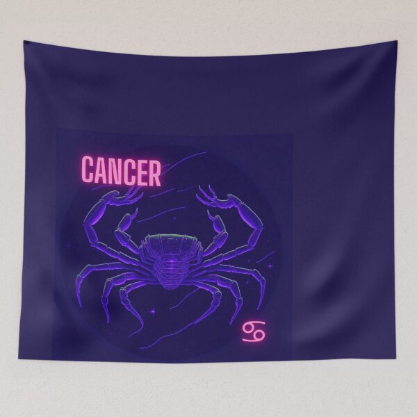 Item preview, Aesthetic Cancer Zodiac Art Space Theme Astrology designed and sold by PenAndSword-.