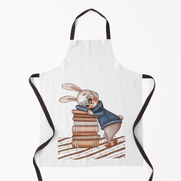Item preview, The Dreamy Rabbit And The Book Stack designed and sold by DesignMindSG.