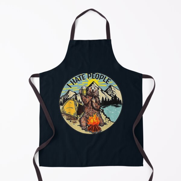 Item preview, Bear Camping I Hate People designed and sold by sat04mida.