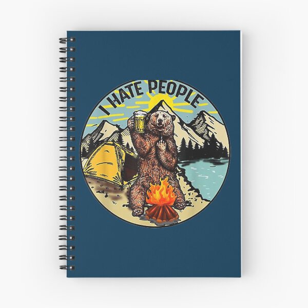 Item preview, Bear Camping I Hate People   designed and sold by sat04mida.