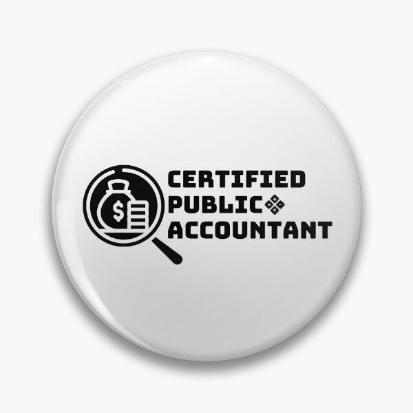 Item preview, CPA Certified Public Accountant Auditor Minimalist Simple Cute Gift Money Magnifying Glass Dollar Professional Balance Scale Calculator Compute Sales Vintage Women Gift for Men Women designed and sold by Winterlock.