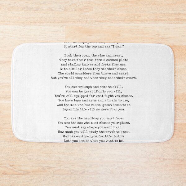 Item preview, Equipment - Edgar Guest Poem - Literature - Typewriter Print 1 designed and sold by Studio Grafiikka.