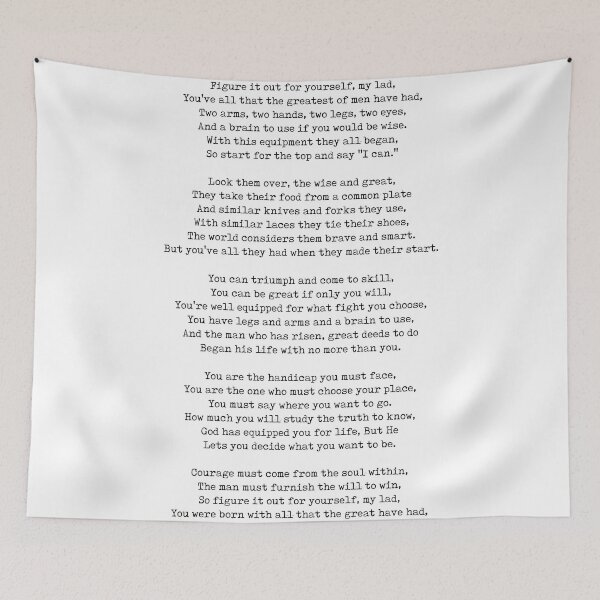 Artikelvorschau, Equipment - Edgar Guest Poem - Literature - Typewriter Print 1 entworfen und verkauft von Studio Grafiikka.