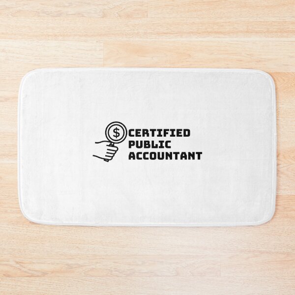 Item preview, CPA Certified Public Accountant Auditor Minimalist Simple Cute Gift Money Magnifying Glass Dollar Hand Compute Vintage Women Gift for Men Women designed and sold by Winterlock.
