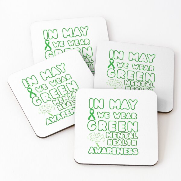 Item preview, In May We Wear Green - Mental Health Awareness designed and sold by elatyaouishop.