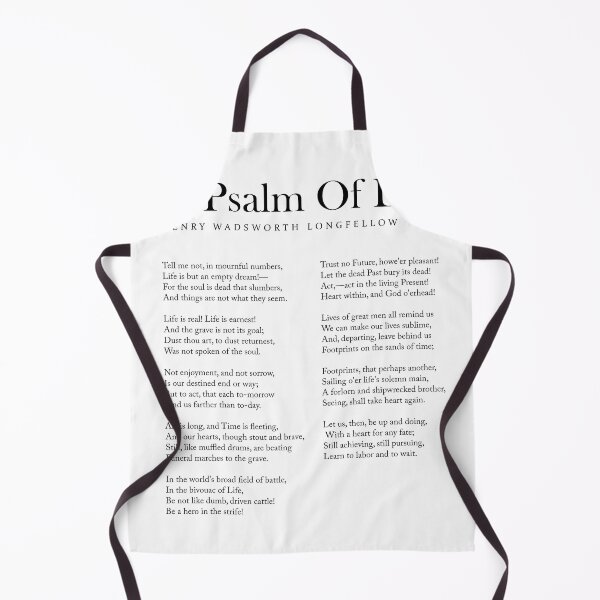 Item preview, A Psalm Of Life - Henry Wadsworth Longfellow Poem - Literature - Typography Print 1 designed and sold by Studio Grafiikka.