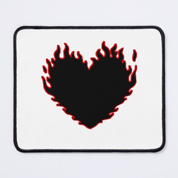 Item preview, Black Heart into the fire designed and sold by idigicreator.