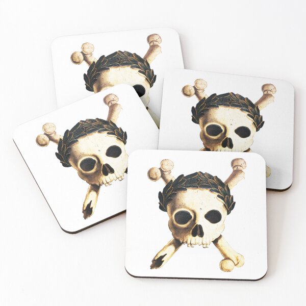 Item preview, Skull With Laurel Wreath; designed and sold by StickerApe.