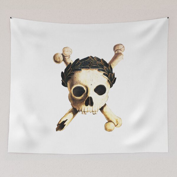 Item preview, Skull With Laurel Wreath; designed and sold by StickerApe.