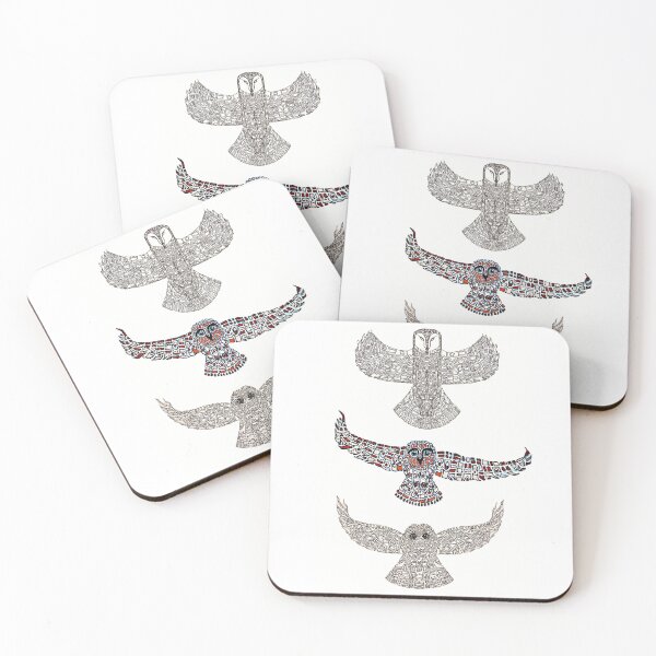 Item preview, threeowls inflight designed and sold by Shannon Thomas.