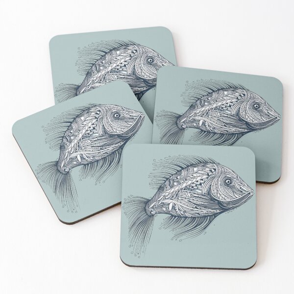 Item preview, Abstract Fish designed and sold by MountainPaws.