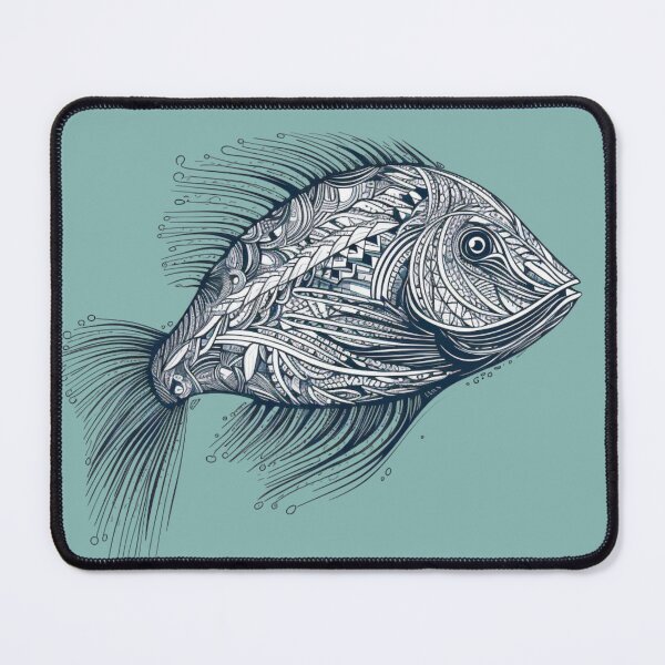 Item preview, Abstract Fish designed and sold by MountainPaws.