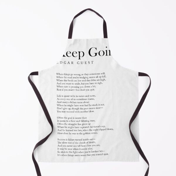 Item preview, Keep Going - Edgar Guest Poem - Literature - Typography Print 2 designed and sold by Studio Grafiikka.