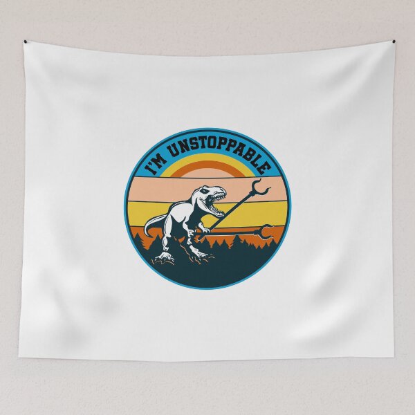 Item preview, Unstoppable T Rex With Trash Grabber Pickup designed and sold by Dolphin Graphic.