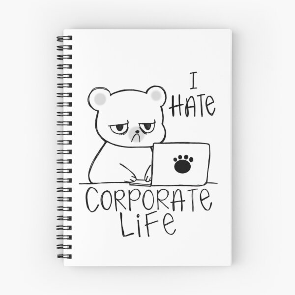 Item preview, I Hate Corporate Life, Hate Work - Grumpy Bear designed and sold by charsheee.