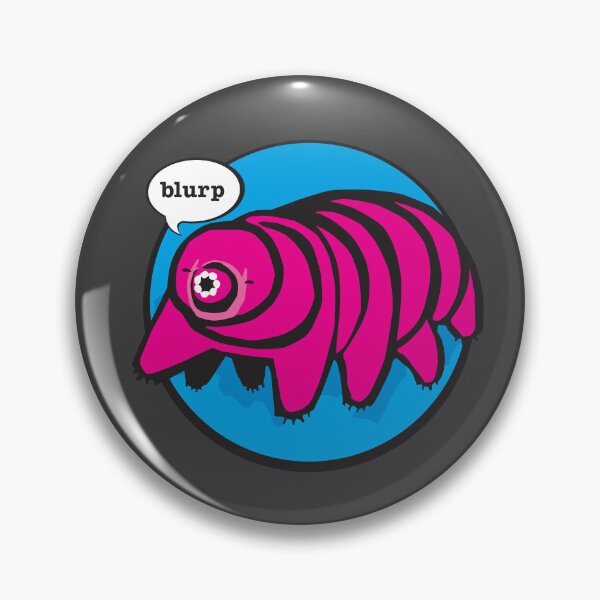 Item preview, Chubby Tardigrade Blurp Pink Blue designed and sold by KerriKerri.