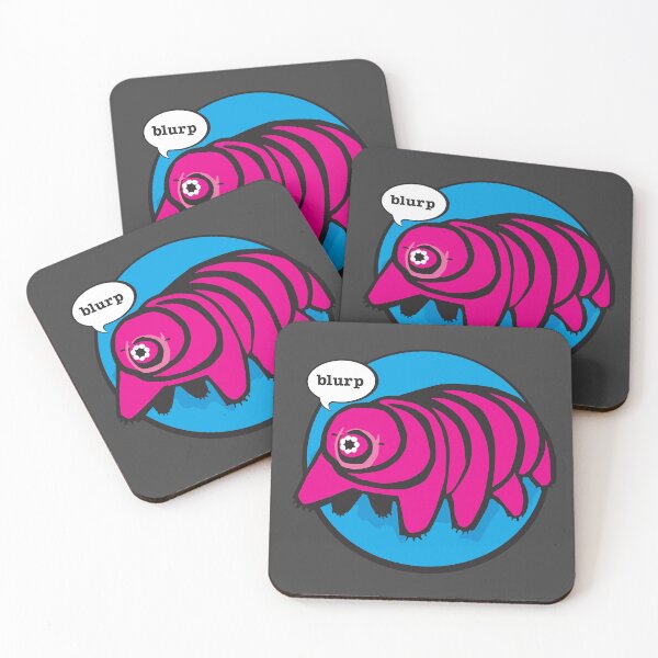 Item preview, Chubby Tardigrade Blurp Pink Blue designed and sold by KerriKerri.