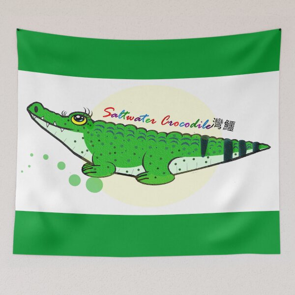 Item preview, Australian animal-Saltwater Crocodile designed and sold by Shirley cute art .