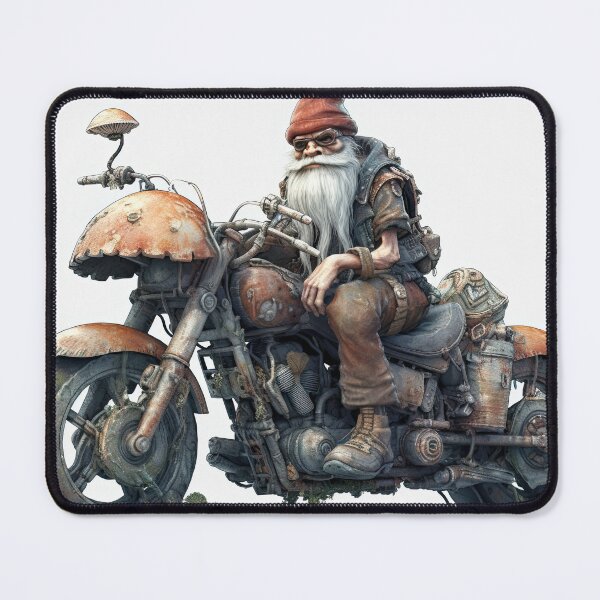 Item preview, Mushroom Man Waiting On His Old Bike designed and sold by Diego Re.