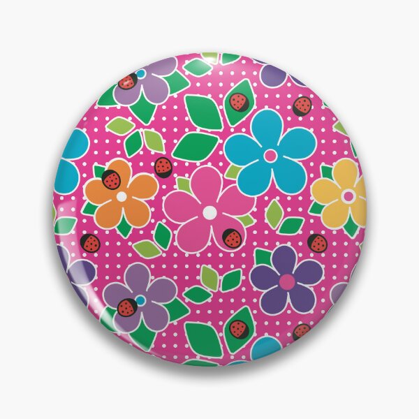 Item preview, Cute Ladybugs and Flowers Pattern designed and sold by MoePark.