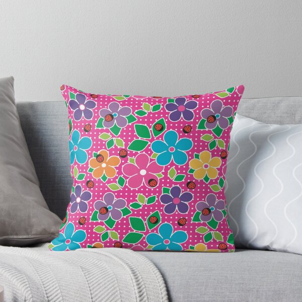 Item preview, Cute Ladybugs and Flowers Pattern designed and sold by MoePark.