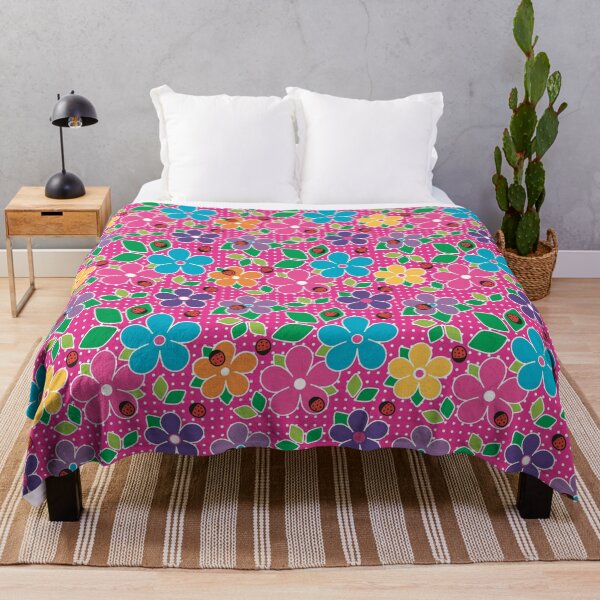 Item preview, Cute Ladybugs and Flowers Pattern designed and sold by MoePark.
